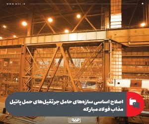 اصلاح اساسی سازه‌ های حامل جرثقیل‌ های حمل پاتیل مذاب فولاد مباركه