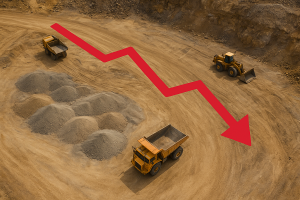 کاهش شاخص موجودی انبار بخش معدن در بهار ۱۴۰۴