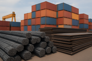 صعود ارزش صادرات فولاد ایران با رشد ۲۶ درصدی در نیمه اول ۱۴۰۴
