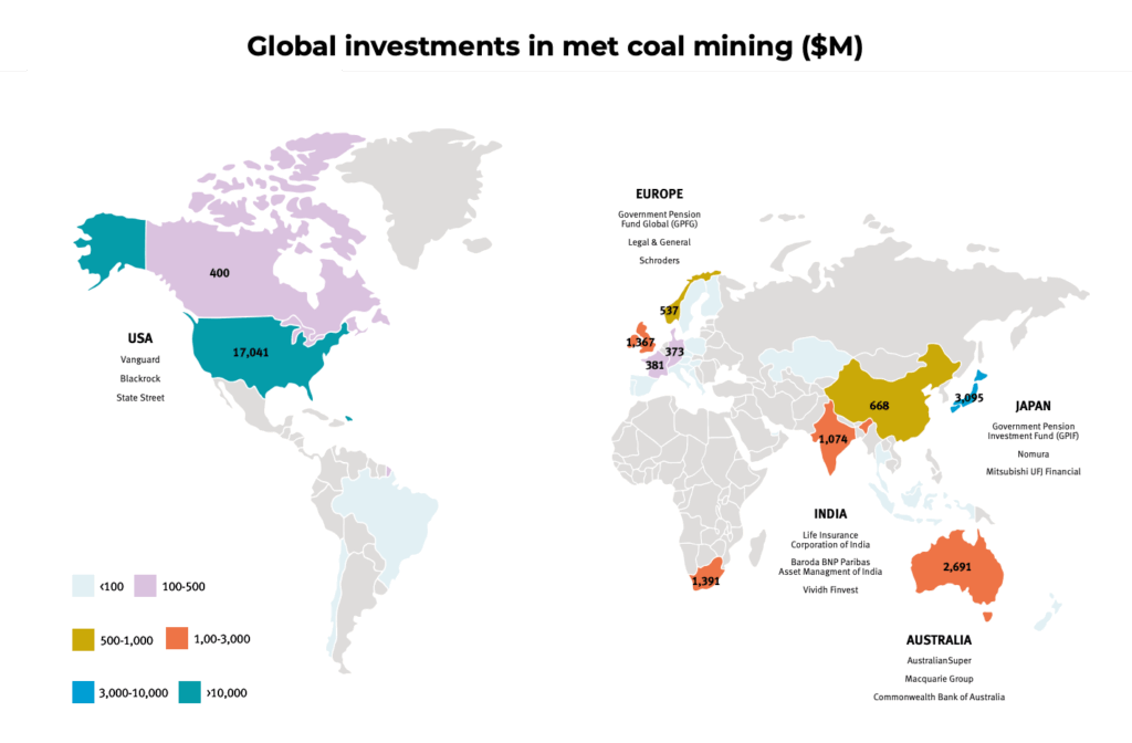 توسعهدهندگان زغالسنگ متالورژیک