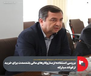 بررسی استفاده از سازوكارهای مالی بلند مدت برای خرید از فولاد مباركه