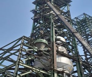 تکمیل نصب بلندترین سازه صنعتی آهن اسفنجی فولاد کاوه جنوب از سوی «MMTE »