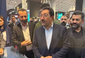 بازدید وزیر صمت از غرفه چادرملو در متافو تبریز