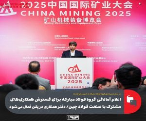 اعلام آمادگی گروه فولاد مبارکه برای گسترش همکاری‌ های مشترک با صنعت فولاد چین