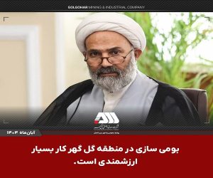 رئیس کمیسیون اصل نود مجلس : بومی‌ سازی در منطقه گل‌ گهر کار بسیار ارزشمندی است