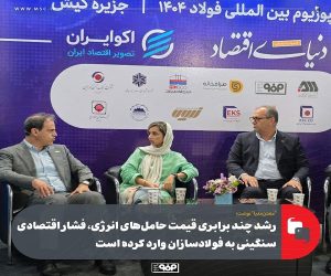 رشد چند برابری قیمت حامل‌ های انرژی ، فشار اقتصادی سنگینی به فولادسازان وارد کرده است