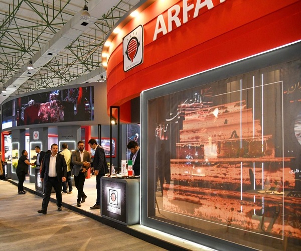 غرفه برتر نمایشگاه فولاد کیش