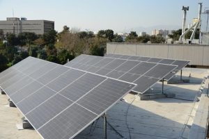 پژوهشکده علوم زمین به نیروگاه خورشیدی مجهز شد