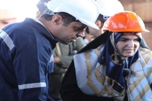 بازدید مشاور رئیس‌جمهور در امور همکاری‌های اقتصادی از شرکت صبا فولاد خلیج فارس