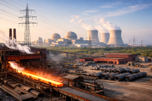 انرژی هسته‌ای در خدمت فولاد