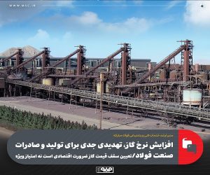 جهش قیمت گاز؛ زنگ خطر تولید و صادرات فولاد