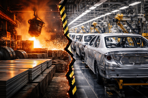 اختلال در زنجیره فولاد، ترمز تولید خودرو را کشید