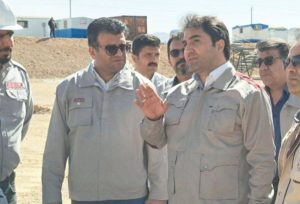 بازدید مشترک مدیران عامل ایریتک و فولاد اقلید پارس از پروژه اقلید