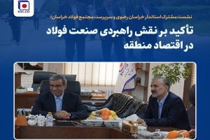 تأکید بر نقش راهبردی صنعت فولاد در اقتصاد منطقه