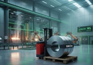 فولاد سبز SSAB در خط تولید تویوتا