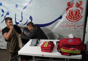 «ایستگاه سلامت»؛ خدمت‌رسانی گروه جهادی شهدای صنعت مس در رفسنجان