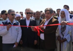 افتتاح جادۀ امید و طرح تأمین آب پایدار صنعت در فولاد سنگان